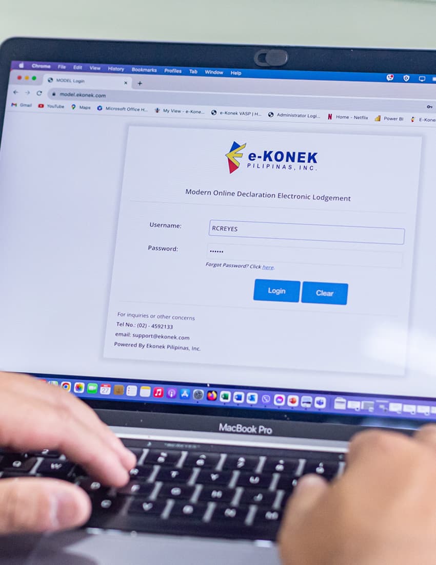 MODEL Login Portal